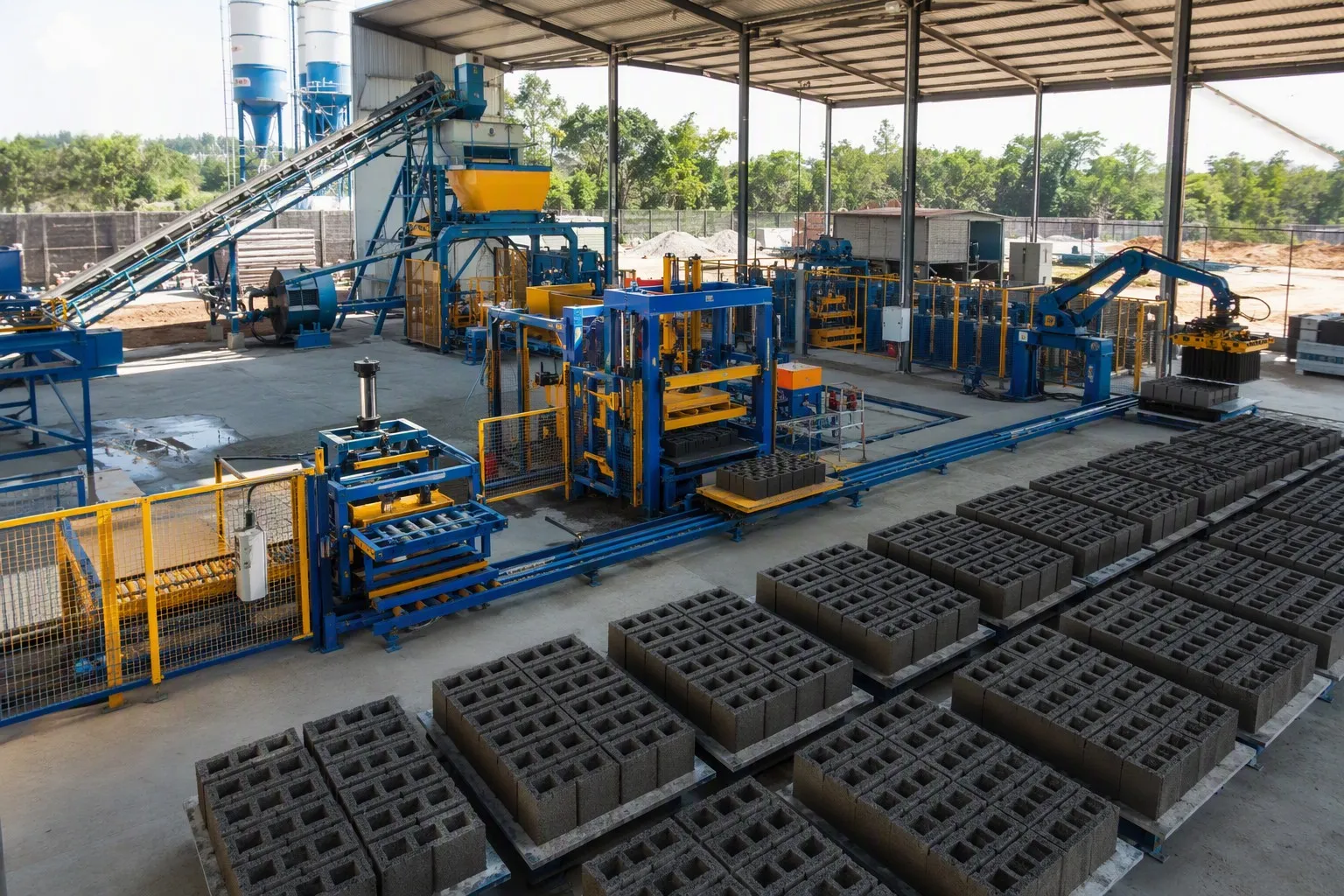 Automatic Block Production Line