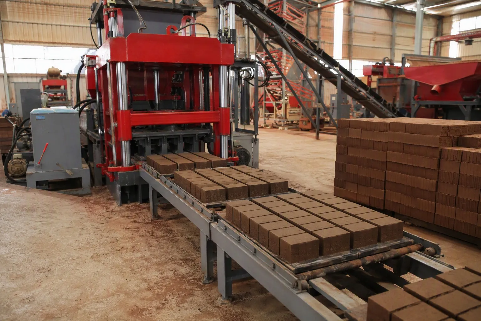 Hydraulic Press Brick Machine