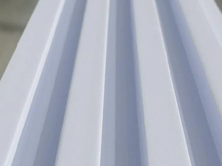 Interior Fluted Wall Panel Light Grey