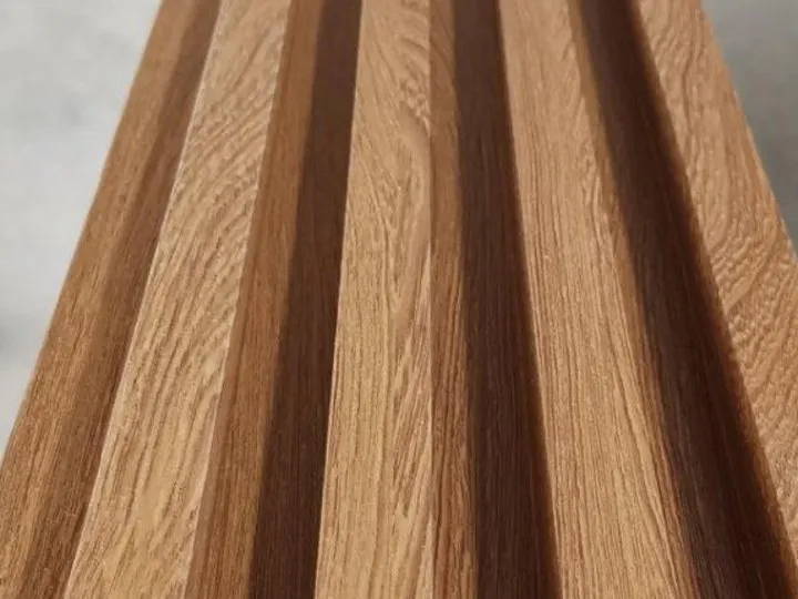 Interior Fluted Wall Panel Walnut