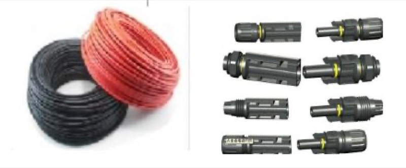 PV Solar Cable 4mm² with MC4 Connectors (20m)